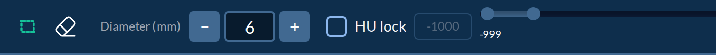 The toolbar in a detection project: two tools, not
four