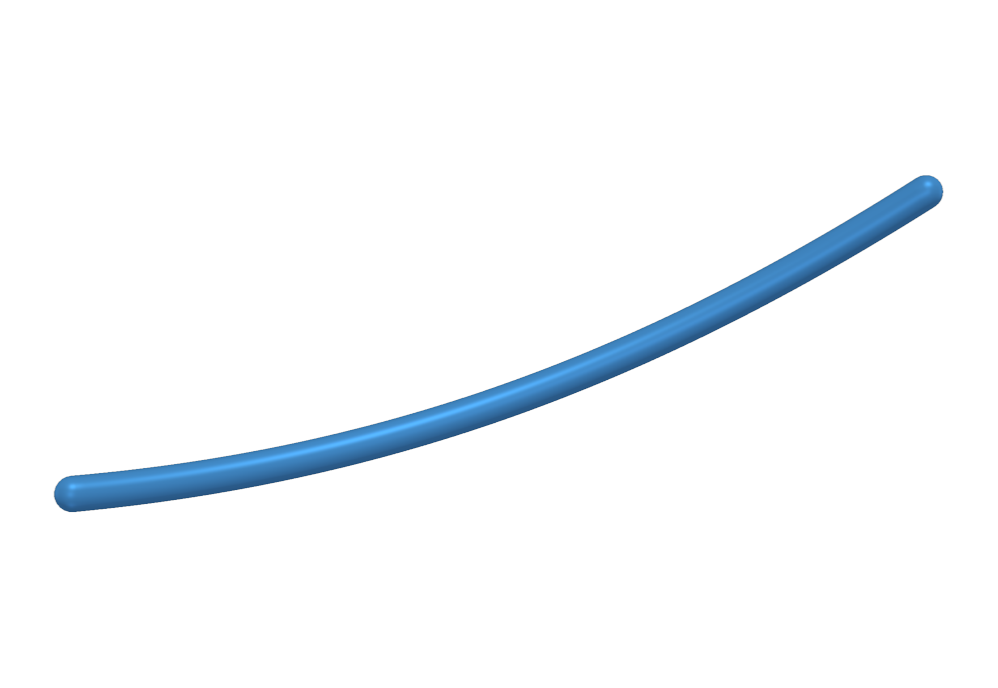Catheter with hemispherical tip