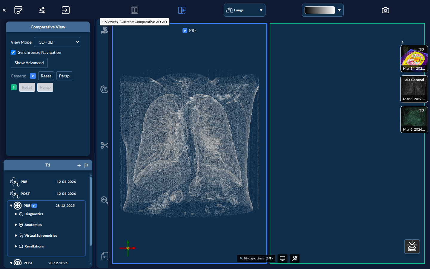 Comparative view mode