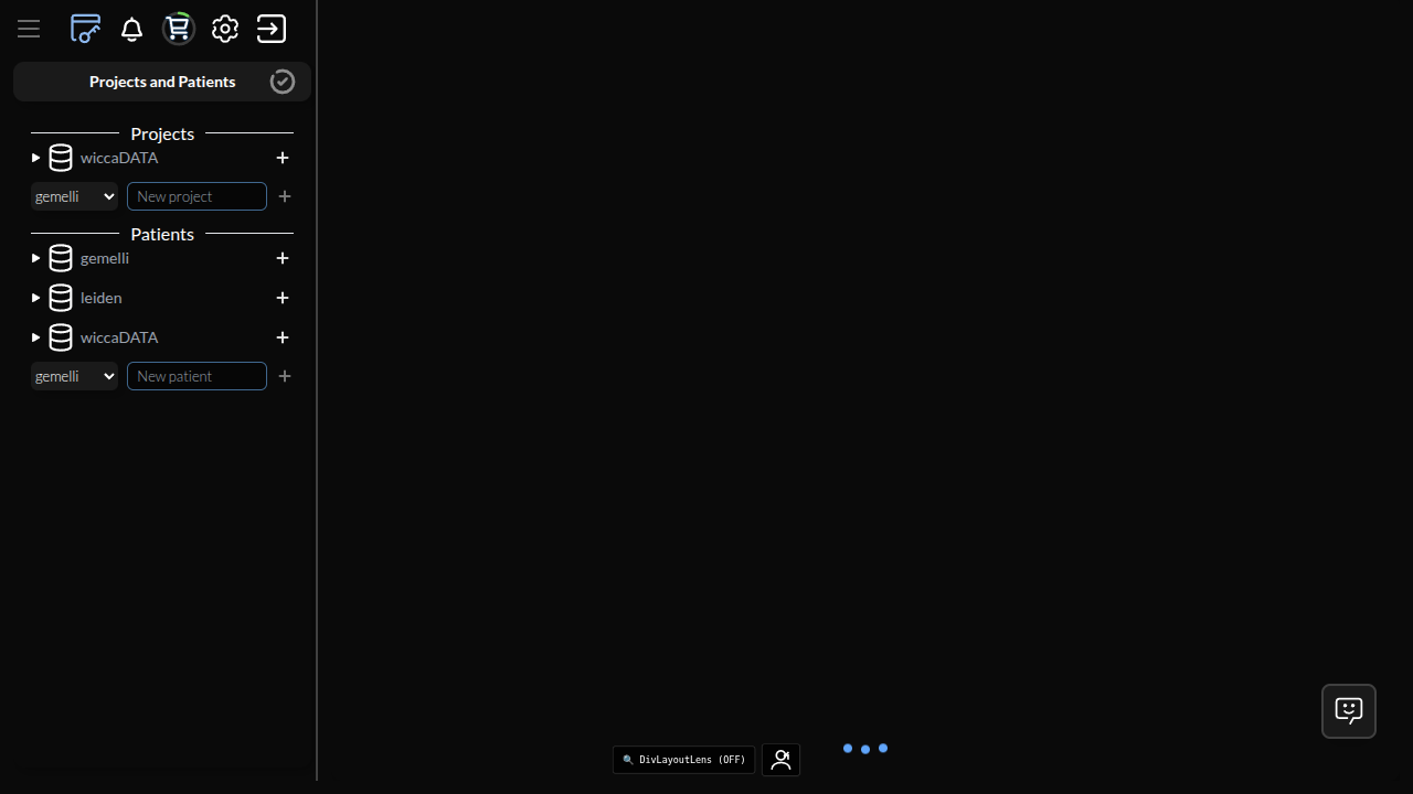 FlowLeap navigation — chest CT volume rendering with Segment and Reconstruct panel open